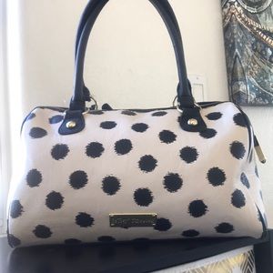 Betsey Johnson duffle bag style purse